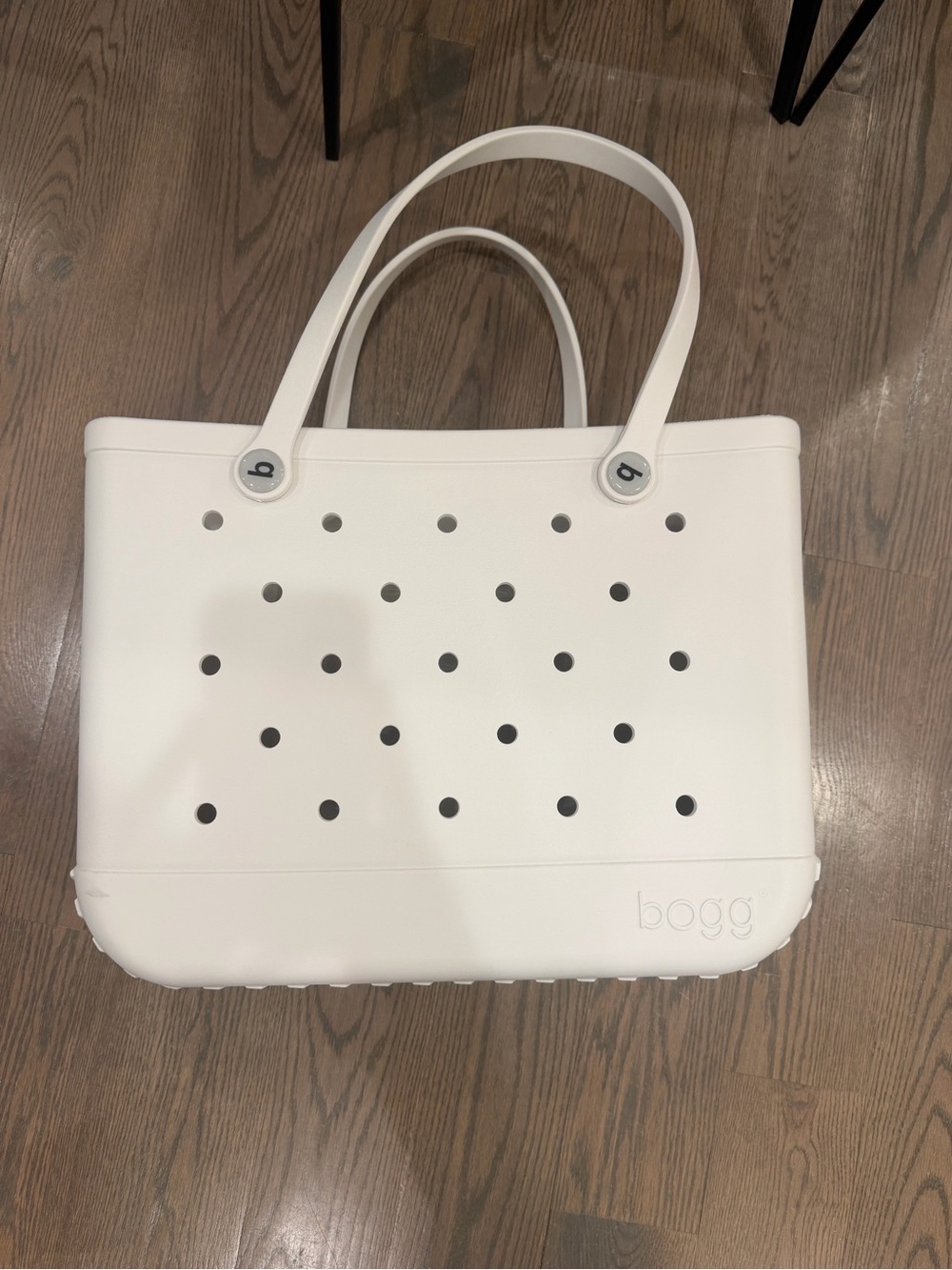 Bogg White Tote Bag - Lightweight Perforated Carryall